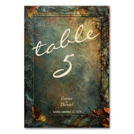 Numeração De Mesa Hobbiton Haven Wedding