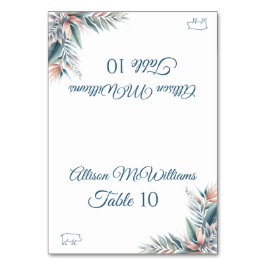 Numeração De Mesa Ícone De Pork De Sonho Tropical De Casamento -