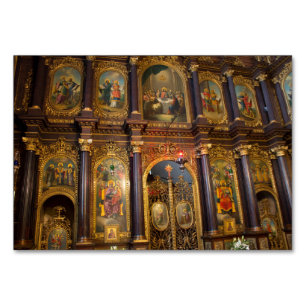 Numeração De Mesa Igreja Ortodoxa Grega Santa Trindade