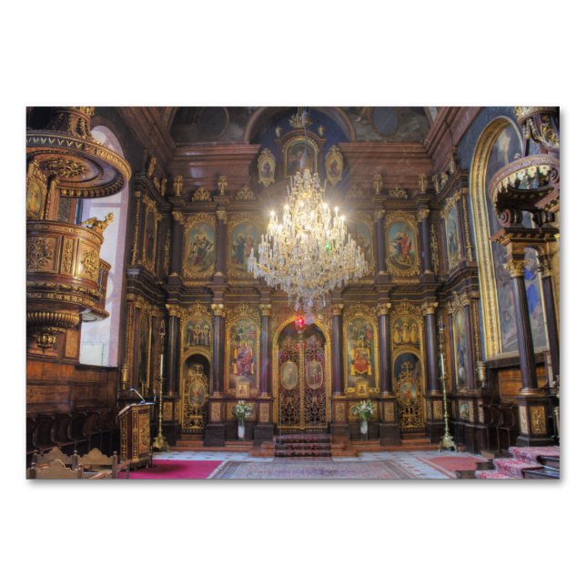 Numeração De Mesa Igreja Ortodoxa Grega Santa Trindade (Frente)