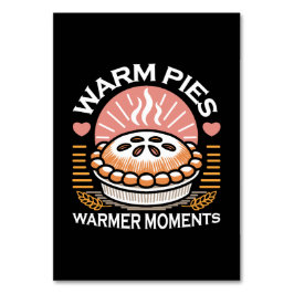 Numeração De Mesa Ilustração da tarte: Momentos Quentes de Tempos Qu