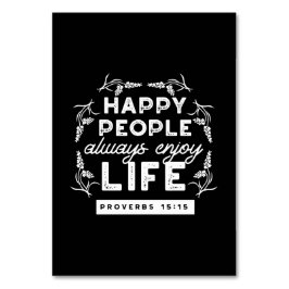 Numeração De Mesa Inspirational Christian Quote from Proverbs 15:15