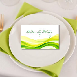 Numeração De Mesa Island Citrus Green and Yellow Meal Icons Chicken