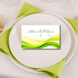 Numeração De Mesa Island Citrus Green and Yellow Meal Icons Meat