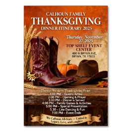 Numeração De Mesa itinerary