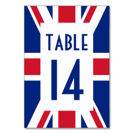 Numeração De Mesa Jack Union com Número Azul