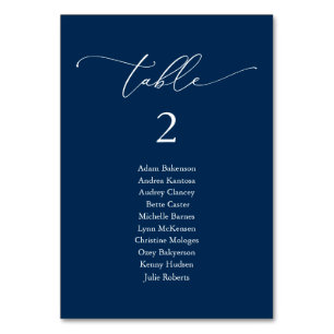 Numeração De Mesa Janto Casado, Quadro de Assentos de Convidado Mode