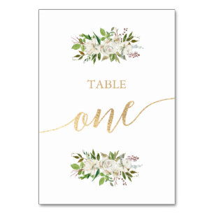 Numeração De Mesa Jardim Antiquado PLACA DE MESA DOURADA DE CABEÇA