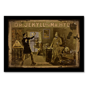 Numeração De Mesa Jekyll e Hyde Poster art