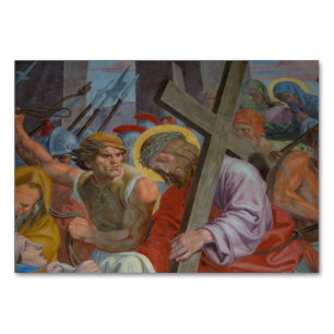 Numeração De Mesa Jesus Com Sua Cruz