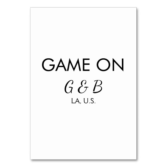 Numeração De Mesa Jogo ativado adicionar nome do casal festa de casa (Frente)