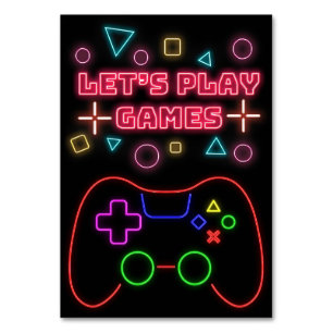 Numeração De Mesa Jogos permitem jogar jogos