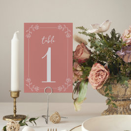 Numeração De Mesa Juliette Frame | Cores Curadas | Casamento