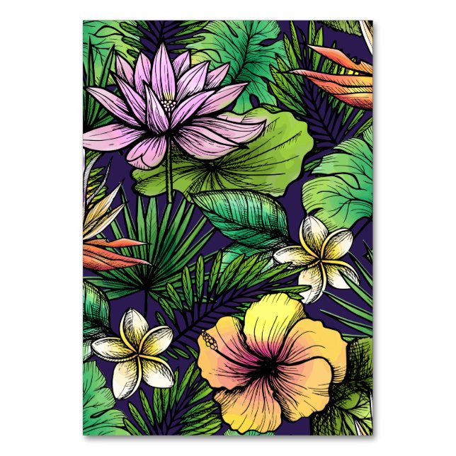 Numeração De Mesa Jungle (Frente)