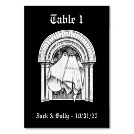 Numeração De Mesa Juntos Para A Noite Do Fantasma E Números De Tabel