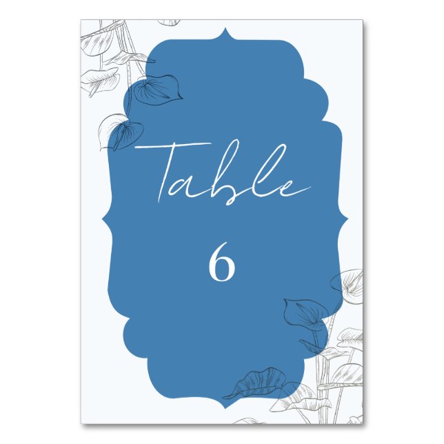 Numeração De Mesa Juntos para sempre (Frente)