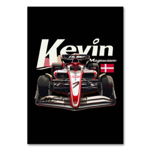 Numeração De Mesa Kevin Magnussen, Driver de Fórmula 1, KMAG20