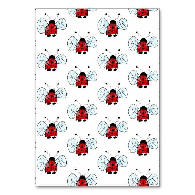 Numeração De Mesa Ladybird (Frente)