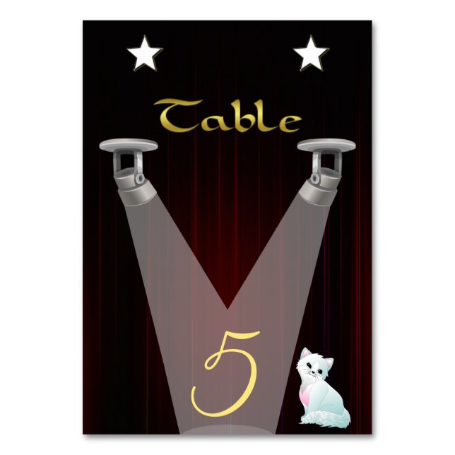 Numeração De Mesa Lâmpadas (Frente)