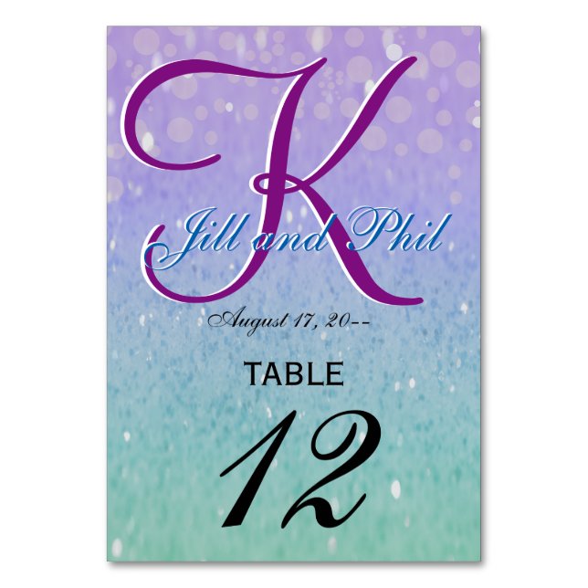 Numeração De Mesa Lanterna Confetti Glam Lanterna Púrpura (Frente)