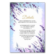 Lavandas E Azuis Detalhes Florais Elegantes