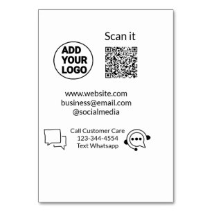 Numeração De Mesa Ligue para o cliente para o texto do serviço de at