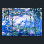 Numeração De Mesa Lírios de Água Rosa Monet<br><div class="desc">Uma placa de mesa de lírios cor-de-rosa monet com lindos lírios de água rosa flutuando em um lago azul calmo com almofadas de lírios. Um presente de Monet excelente para fãs do impressionismo e da arte francesa. Inimpressionismo sereno na natureza com lindas flores e paisagem de lagoas cênicas.</div>
