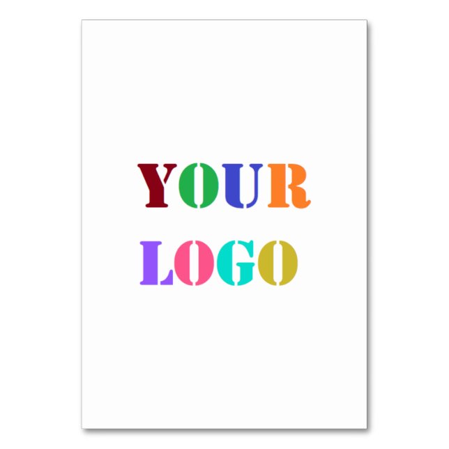 Numeração De Mesa Logotipo comercial personalizado Número da tabela  (Frente)