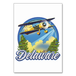 Numeração De Mesa Logotipo do viagem Delaware