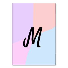 Numeração De Mesa logotipo monograma simples e mínimo personalizado