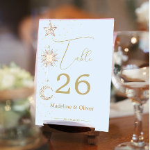 Lua Stars Celestial Sky Wedding Elegante