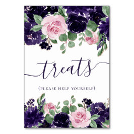 Numeração De Mesa Lush Blossoms | Rosas roxas e rosadas