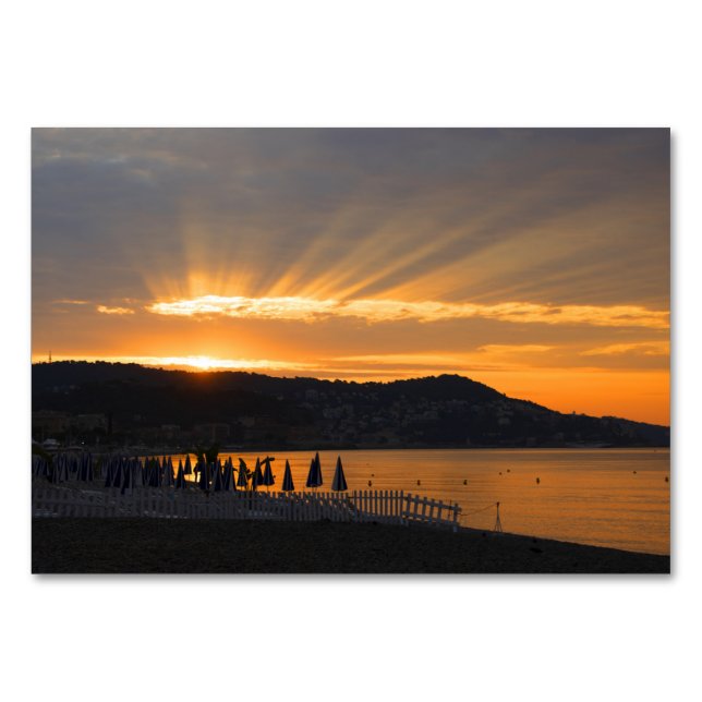 Numeração De Mesa Luz Do Sol Em Promenade des Anglais (Frente)