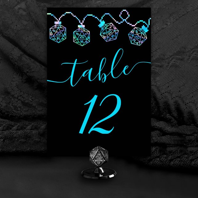 Numeração De Mesa Luzes RPG | Holo Fantasy Tabletop PnP Gamer Dice (Criador carregado)