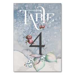 Numeração De Mesa Magia Natal/Mesa Recepção de casamento nº 4