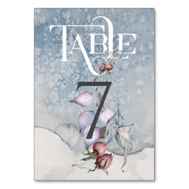 Numeração De Mesa Magia Natal/Mesa Recepção de casamento nº 7