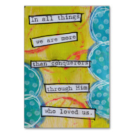 Numeração De Mesa Mais do que conquistadores