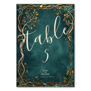 Numeração De Mesa Majestade o Casamento da Terra Média