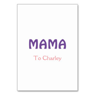 Numeração De Mesa Mama feliz mães retro roxo adicionar nome texto vi