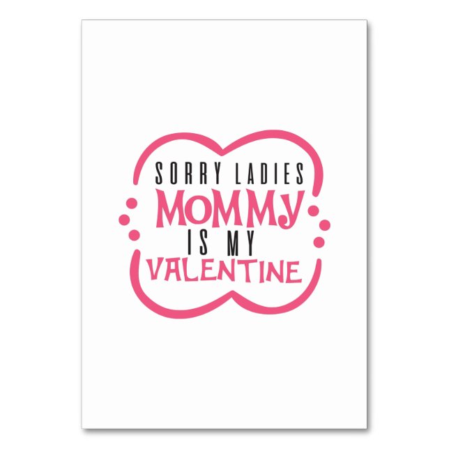 Numeração De Mesa Mamãe De Presente De casal É Meu Namorados (Frente)