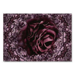 Numeração De Mesa Mandala de Rosa 