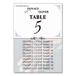 Numeração De Mesa Mãos de um Casal de Casamento Gay com Anéis