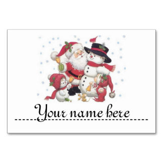 Numeração De Mesa Marca para a mesa do Natal -