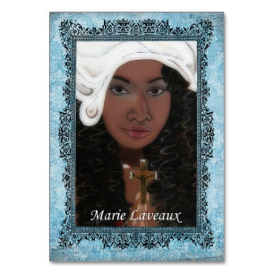 Numeração De Mesa Marie Laveaux Prayer Card