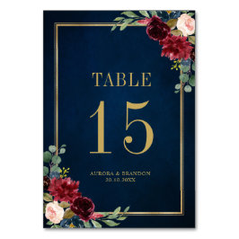 Numeração De Mesa Marinho Azul Cor-de-rosa Rosa Rosa Numeração da Ta