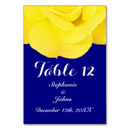 Numeração De Mesa Marinho de Rosa Amarelo Blue Cute Trendência Exclu