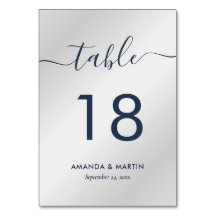 Marinho Moderno Elegante Azul e Prata