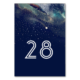 Numeração De Mesa Matando Marinho Starry Night Casamento