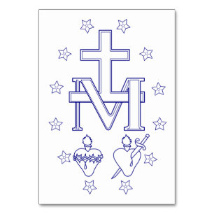 Numeração De Mesa Medalha de Nossa Senhora das Graves