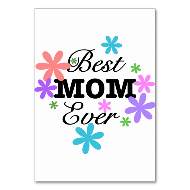 Numeração De Mesa Melhor Mãe Nunca (Frente)